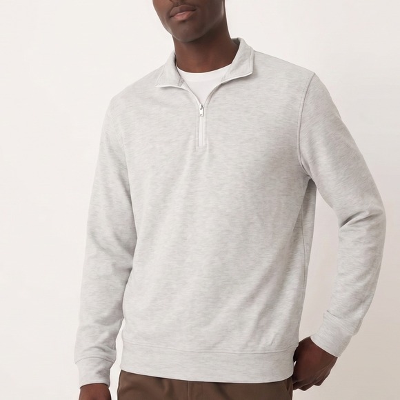 Collars & Co. Other - COLLARS & CO Dri Release Performance 1/4 Zip Pullover Mens Medium Gray NWT